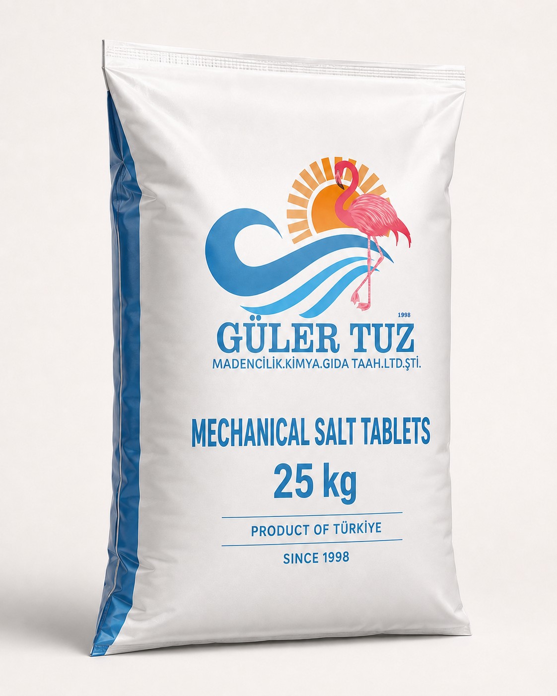 Confezione Güler Tuz di sale in pastiglie meccanico da 25 kg